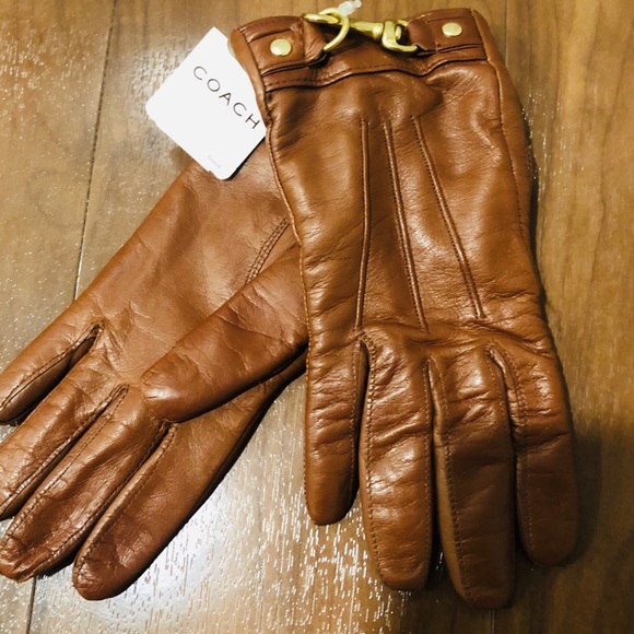 Brand new with Tag- Coach leather gloves - Picture 1 of 3